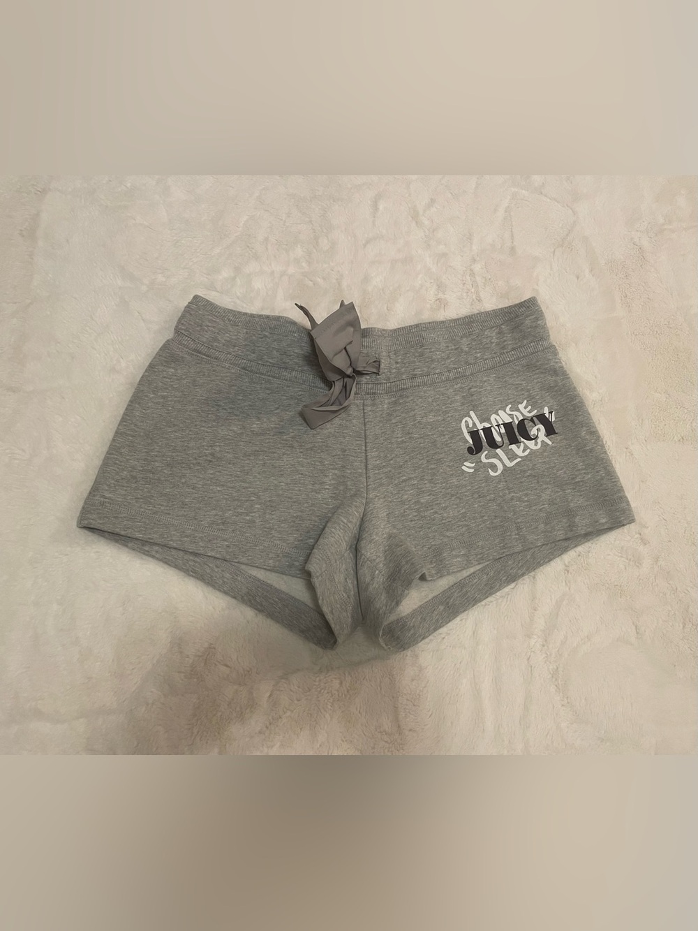 NWOT juicy couture vintage Y2K grey shorts